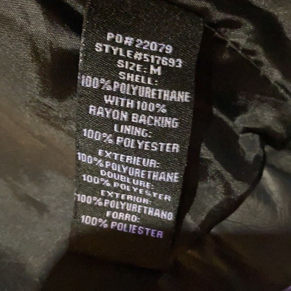 Faux leather jacket - Picture 5 of 6